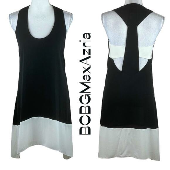 BCBGMaxAzria Sheer Black & White BalletCore Party Event Dress NWT Size XS - Picture 2 of 14